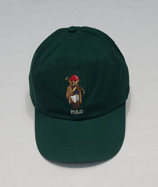 Nwt Polo Ralph Lauren Green Teddy Bear Hat - Unique Style