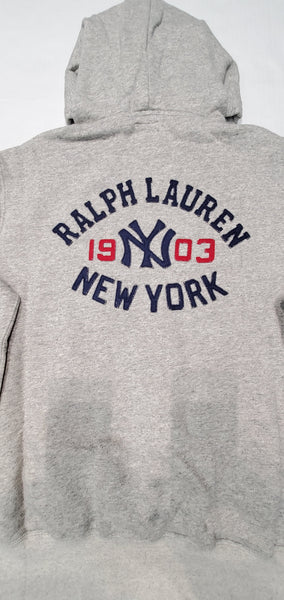 Nwt Polo Ralph Lauren Grey NY 1903 New York Yankees Pullover Hoodie - Unique Style