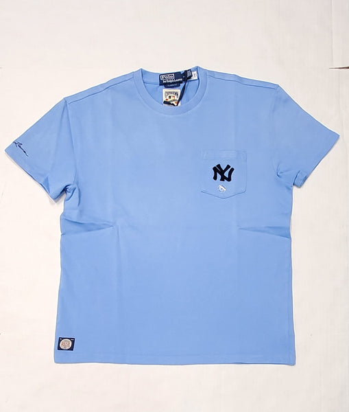 Nwt Polo Ralph Lauren Light Blue NY Patch Classic Fit Polo - Unique Style