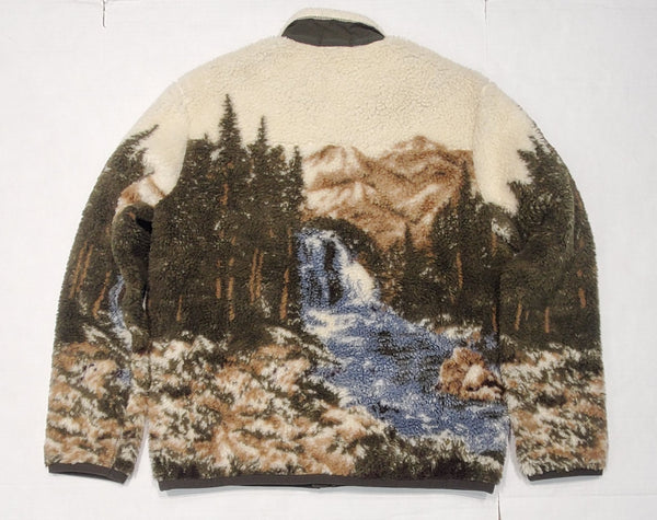 Nwt Polo Ralph Lauren Graphic Fleece Pile Jacket - Unique Style