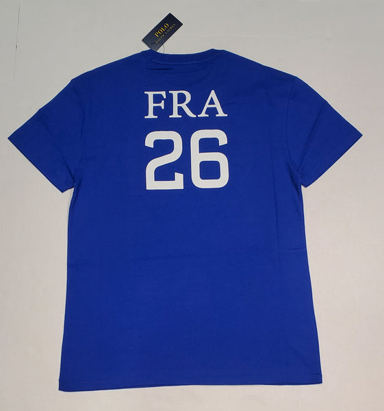 Nwt Polo Ralph Lauren Royal Blue France # 26 Big Pony Classic Fit Tee - Unique Style