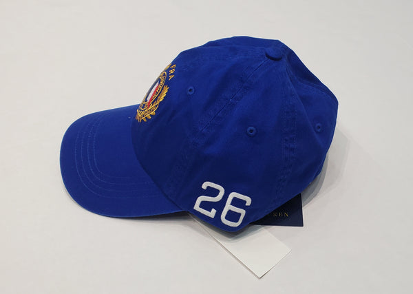 Nwt Polo Ralph Lauren Royal Blue France #26 Adjustable Strap Back Hat - Unique Style