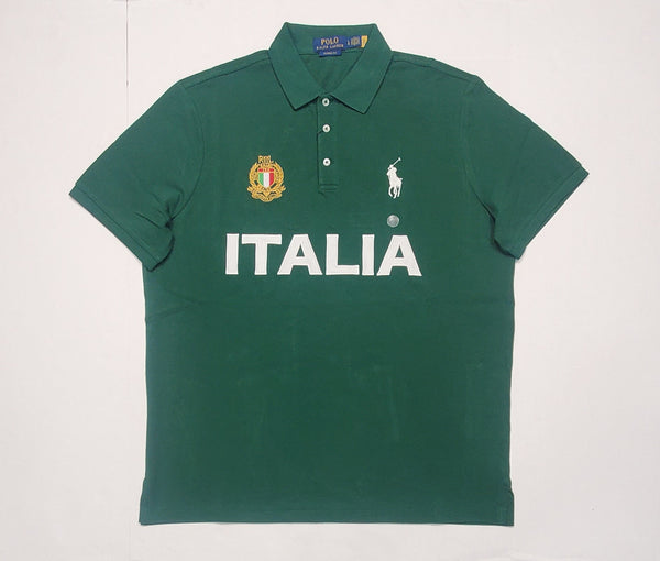 Nwt Polo Ralph Lauren Green Italia # 26 Big Pony Classic Fit Polo - Unique Style