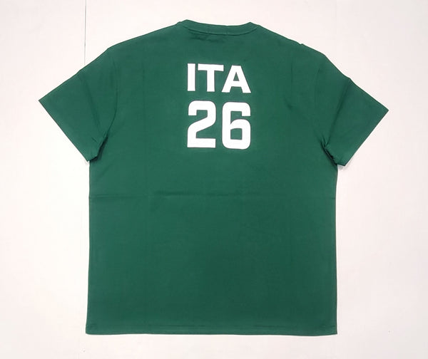 Nwt Polo Ralph Lauren Green Italia # 26 Big Pony Classic Fit Tee - Unique Style