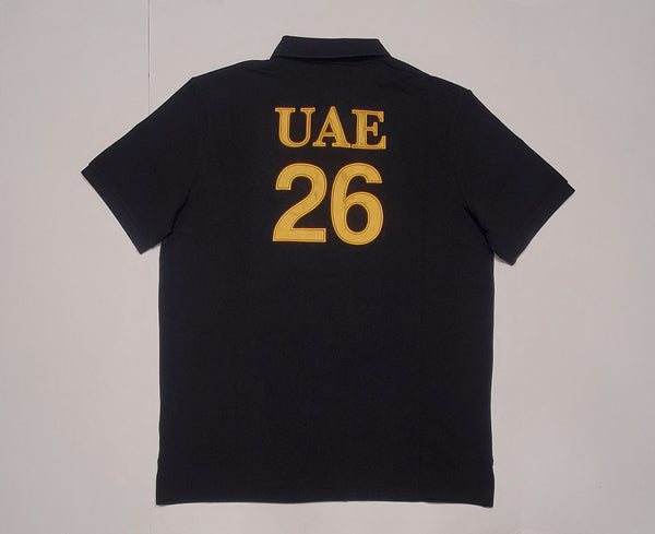 Nwt Polo Ralph Lauren Black UAE # 26 Big Pony Classic Fit Polo - Unique Style