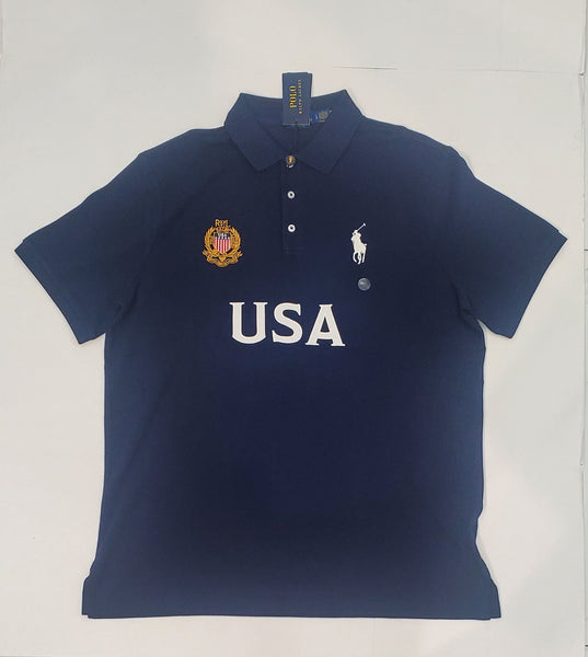 Nwt Polo Ralph Lauren Navy Blue # 26 Big Pony Classic Fit Polo - Unique Style