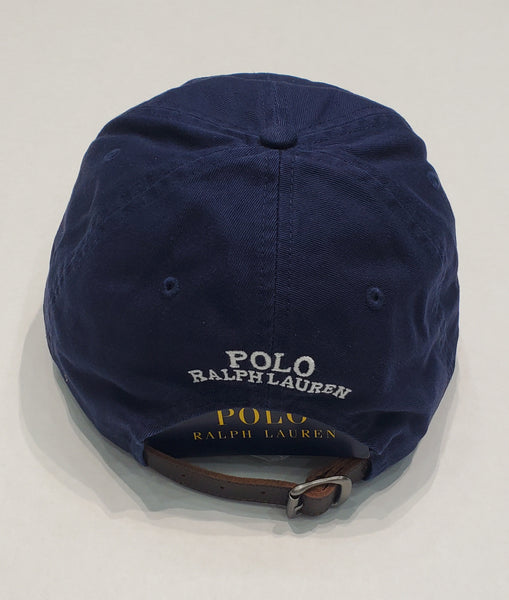 Nwt Polo Ralph Lauren Navy Blue Yacht Club Teddy Bear Adjustable Hat