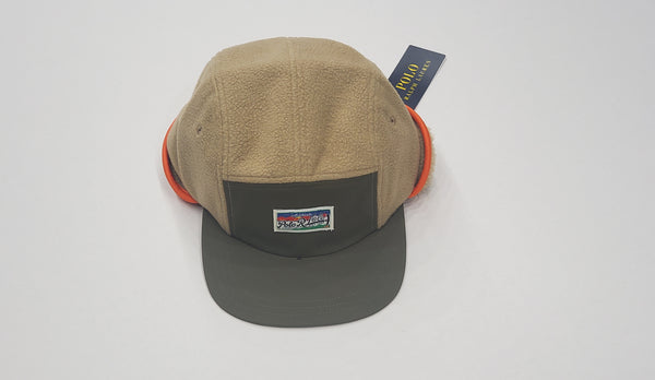 NWT Polo Ralph Lauren Polo RL Company Cream / Olive Fleece Hat
