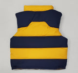 Polo Ralph Lauren Kids Yellow.Navy/Brown Reversible Vest (8-20) - Unique Style