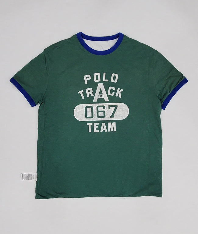 Nwt Polo Ralph Lauren White/Green RL Running Clu 109 Prince Street Track 067 Team Reversible Tee - Unique Style