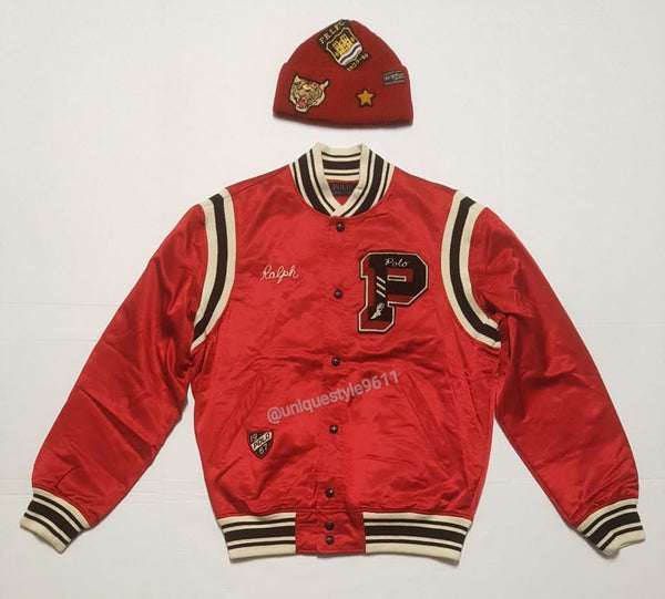 Polo Ralph Lauren Stadium Patchwork Letterman Varsity Rugby