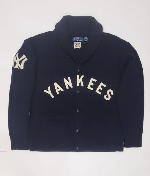 Nwt Polo Ralph Lauren Navy Yankees NY Cardigan - Unique Style