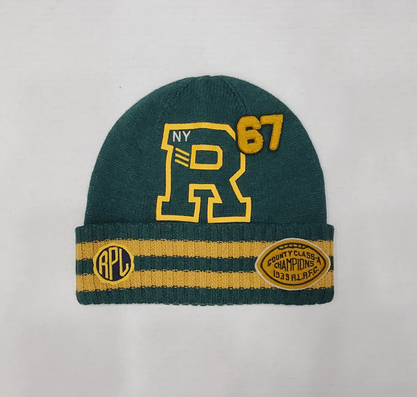 Nwt Polo Ralph Lauren Green RPL 67 NY Champions Skully - Unique Style