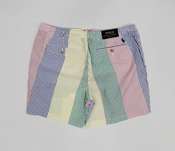 Nwt Polo Ralph Lauren Striped Seersucker 6 Inch Classic Fit Shorts - Unique Style