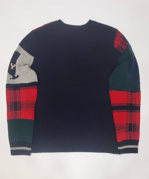 Nwt Polo Ralph Lauren Yankees Patchwork Wool Sweater - Unique Style