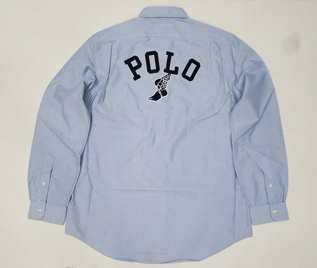 Nwt Polo Ralph Lauren 100% Cotton Heavyweight Reversible Button Down