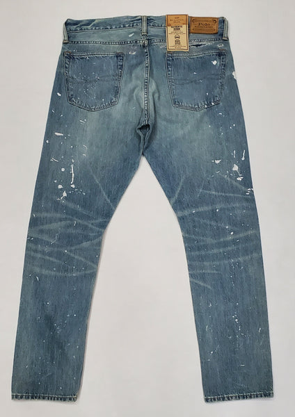 Nwt Polo Ralph Lauren Sullivan Slim Paint Ripped Jeans - Unique Style