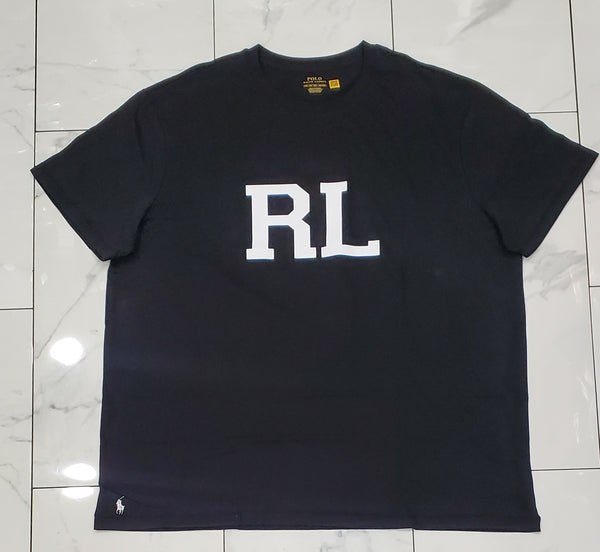 Nwt Polo Big & Tall Black RL Tee - Unique Style