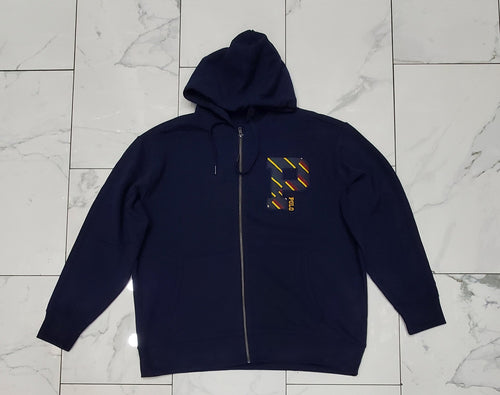 Nwt Polo Big & Tall Navy 'P' Zip Up Hoodie - Unique Style