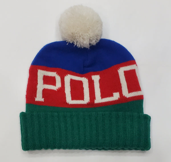 Nwt Polo Ralph Lauren Green/Red/Royal Spellout Skully - Unique Style