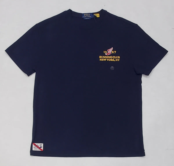 Nwt Polo Ralph Lauren Navy Thick Wing Foot Classic Fit Tee - Unique Style