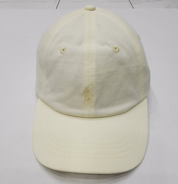 Nwt Polo Ralph Lauren Light Yellow Small Pony Hat - Unique Style