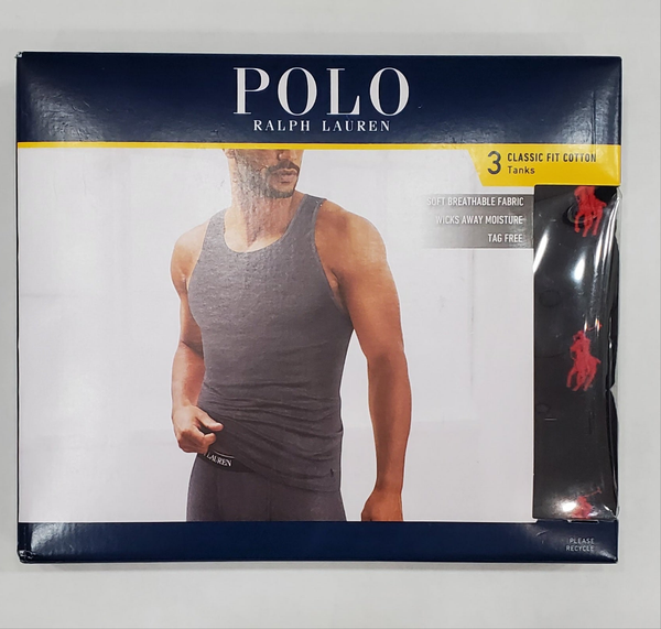 Polo Ralph Lauren Classic Fit 3 Pack Tanktop - Unique Style
