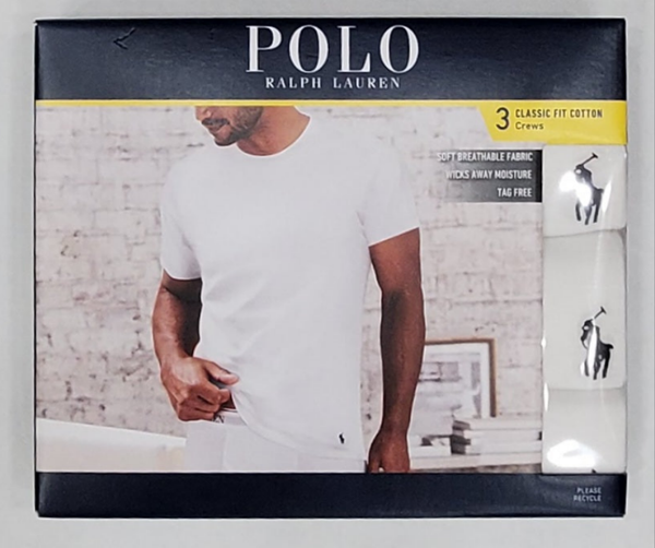 Polo Ralph Lauren Classic Fit 3 Pack Crewneck Tee - Unique Style