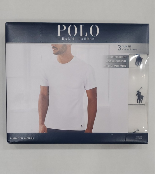 Polo Ralph Lauren Slim Fit 3 Pack Crew Neck Tee - Unique Style