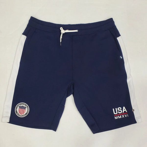 Nwt Polo Ralph Lauren Navy Blue American Flag Shorts - Unique Style