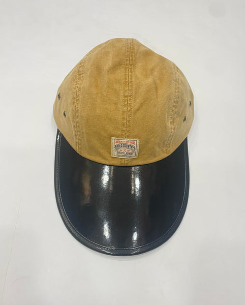 Nwt Polo Ralph Lauren Tan Polo Country Long Bill Canvas Hat - Unique Style