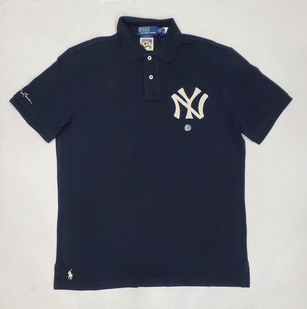 Nwt Polo Ralph Lauren Big & Tall Navy Yankees Polo