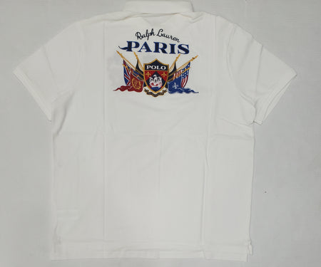 Nwt  Polo Ralph Allover Print Parisienne Regular Fit Polo