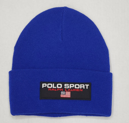 Nwt Polo Ralph Lauren Burgundy/Blue Polo Sport Football Club Skully