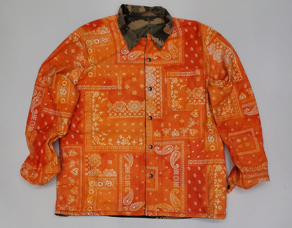 Nwt Polo Ralph Lauren 100% Cotton Heavyweight Reversible Button Down - Unique Style