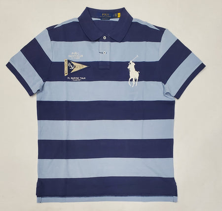 Nwt Polo Ralph Lauren Blue Classic Fit Long Sleeve Polo Shirt