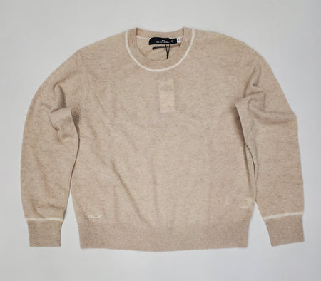 Nwt Polo Ralph Lauren Women's Cream Crest Wool Turtleneck Sweater