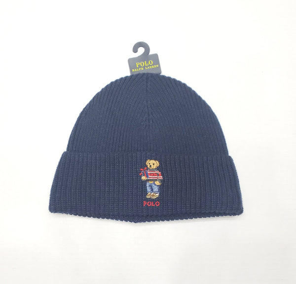 Nwt Polo Ralph Lauren Navy RL Teddy Bear Skully - Unique Style