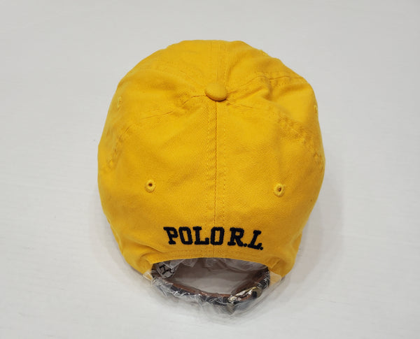 Nwt Polo Ralph Lauren Yellow Athletic Track Hat - Unique Style