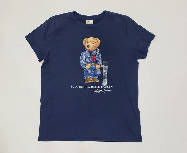 Cuddly Polo Teddy Bear Tee Sweater for Women