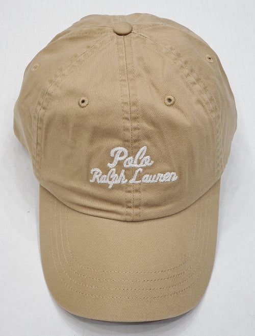 Nwt Polo Ralph Lauren Khaki  Spellout Hat - Unique Style