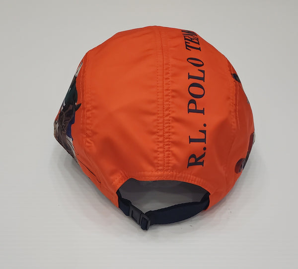 Polo Ralph Lauren Orange Equestrian Adjustable Strap Back Hat - Unique Style