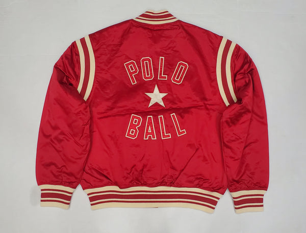 Nwt Polo Ralph Lauren Men's Red Polo Ball Satin Jacket - Unique Style