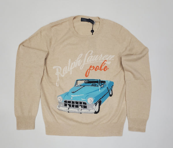 Nwt Polo Ralph Lauren Women's Cashmere Logo Print Sweater - Unique Style