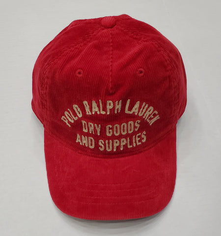 Nwt Polo Ralph Lauren Leather Strapback Hat