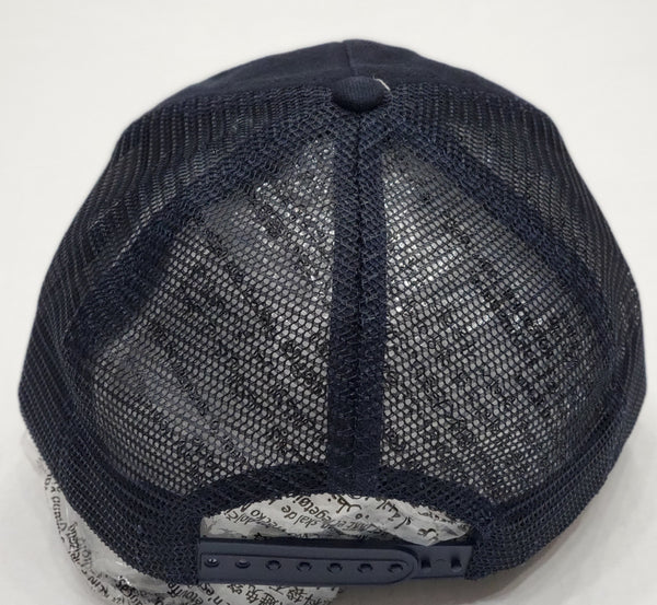 Nwt Polo Ralph Lauren Navy Blue University Paris Trucker Hat - Unique Style