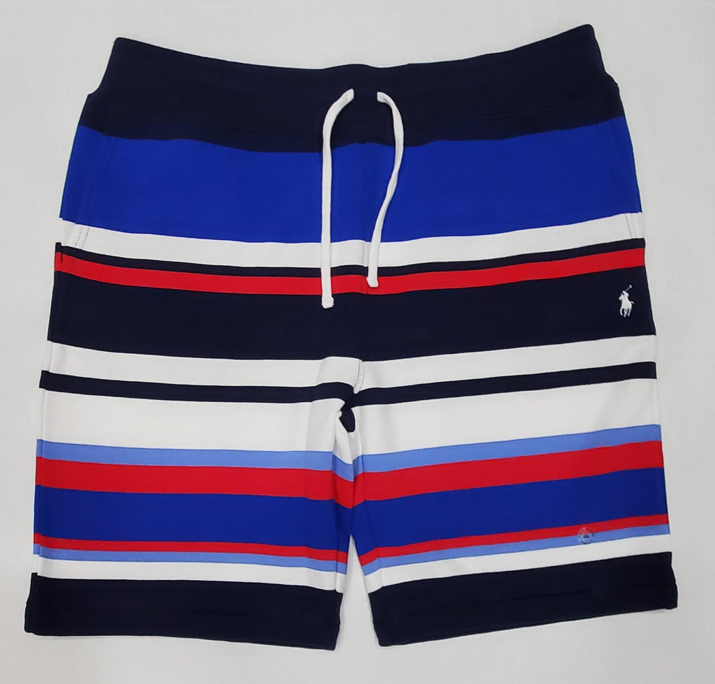 Nwt Polo Ralph Lauren Stripe Fleece Shorts
