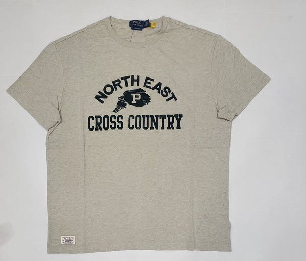 Nwt Polo Ralph Grey North East Cross Country Classic Fit Tee - Unique Style