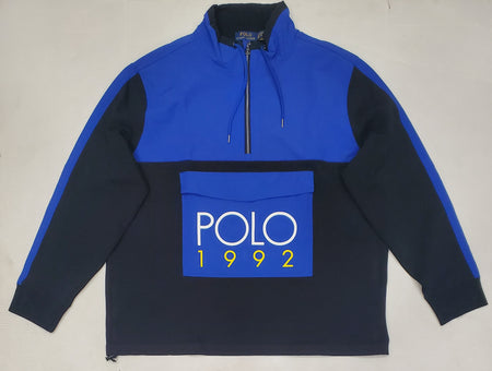 Nwt Polo Ralph Lauren Navy Blue Small Pony Mock Neck Sweater