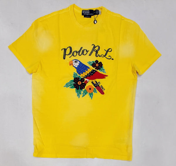 Nwt Polo Big & Tall Yellow Parrot Polo RL Tee - Unique Style